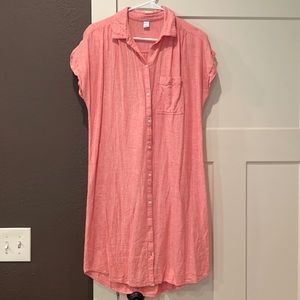 Button front dress
